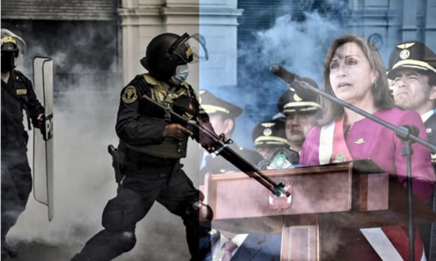 Gobierno contra la protesta popular en el Perú